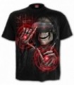 CYBER DEATH - Camiseta gótica negra