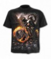 WHEELS OF FIRE - Camiseta negra