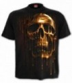 DRIPPING GOLD - Camiseta negra gótica