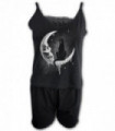GOTHIC MOON - Pijama gótico de 2 piezas de algodón orgánico