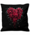 BLEEDING HEART - Square gothic cushion