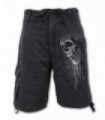 BAT CURSE - Vintage Cargo Shorts Black (Plain)