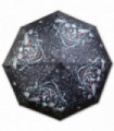 IN GOTH WE TRUST - Compact travel umbrella with automatic opening and closing