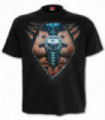 CYBER SKIN - T-Shirt futuriste noir