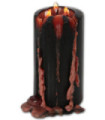 Large pillar candle - Vampire Blood
