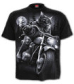 Camiseta gato en moto - NUEVE VIDAS