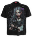 GOTH FAMILIAR - Front Print T-Shirt Black