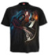 T-shirt gothique noir - MIDNIGHT BLUES