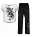 WYVERN - 4pc Gothic Pyjama Set (Plain)