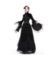 Cape gothique en velours Rosette pour femmes