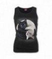 YIN YANG CATS - Razor Back Top Noir (Nature)