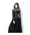 Corset gothique en brocart pour femme