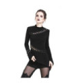 Top à laçage asymétrique pour femmes