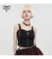 Bustier punk à boucles et étoiles pour femmes