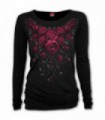 BLOOD ROSE - Baggy Top Black (Plain)