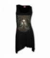 OAK QUEEN - Goth Bottom Camisole Dress Black (Plain)