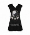 WOLF CHI - Stud Waist Mini Dress Black (Plain)