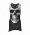 SOLEMN SKULL - Allover Goth Bottom Dentelle Top Noir (Nature)