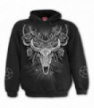 HORNED SPIRIT - Hoody Black (Nature)