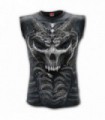 SKULL ARMOUR - T-Shirt sans manches Allover Noir