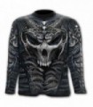 SKULL ARMOUR - T-Shirt manches longues Allover Noir