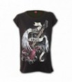 ROCK ANGEL - T-shirt manches relevables à manches amples (uni)