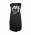 DOVES HEART - Ribbon Back Dress Black (Plain)