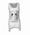 ASYLUM - WHITE NUN - Goth Bottom Vest Dress White (Plain)