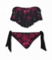 BLOOD ROSE - Maillot de bain bikini à rabat (Nature)