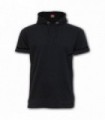 URBAN FASHION - Fine Cotton T-shirt Hoody Black (Plain)