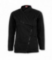 MÉTAL STREETWEAR - Chaqueta biker con cremallera inclinada para mujer Negro (Nature)