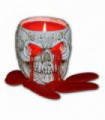 GOTH SKULL - Scented Resin Candle Holder with Candle