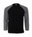 URBAN FASHION - Raglan Contraste Manches Longues Noir Anthracite (Nature)