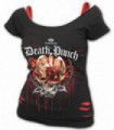 5FDP - ASSASSIN - 2in1 White Ripped Top Plus Size Black (Plain)