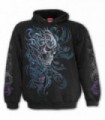 ROCOCO SKULL - Hoody Black (Plain)