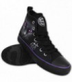 Chaussures gothiques Sneakers pour femme modèle BLACK CAT