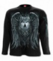 WOLF SPIRIT - Camiseta negra de manga larga