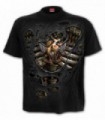 STEAM PUNK RIPPED - Camiseta negra