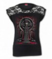 BLEEDING SOULS - Top en dentelle Shift Elegant (uni)