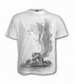 ANGE ENSLAVE - Camiseta blanca (Naturaleza)