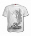 ENSLAVED ANGEL - T-Shirt White (Plain)