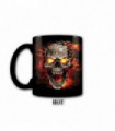 SKULL BLAST - Taza de café de cerámica que cambia el calor - Set de regalo